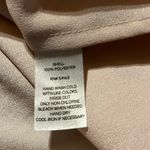 Calvin Klein  Pale Blush Shimmery‎ Half Front Zip Long Sleeve Blouse Size Large Photo 1