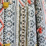 Anthropologie Verb Kellianne Bohemian Rug Tasseled Shirt Jacket Size L NEW Photo 7
