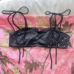 Dolls Kill Club Exx black sequin bra crop top Photo 0