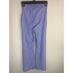 Jonathan Simkhai Standard Celia Ribbed Crop Wide Leg Pants in Cornflower XS NWT Purple Photo 5