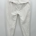AG Adriano Goldschmied Adriano Goldschmied Pants 24R White The Tristan Tailored Trouser Linen Cotton Photo 0