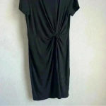 Gap Women’s M Black Twist-Knot T-Shirt Dress Photo 5