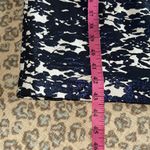 Rickie Freeman for Teri Jon Blue and White Patterned Midi Dress Size 10 Photo 7