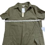 Max Studio Olive Green linen blend Dress Photo 4
