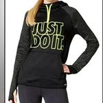 Nike Therma-FIT Just Do It Hoodie, Black/ Anthracit/ Volt, large Photo 0
