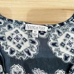 Patrons of Peace Stitch Fix  Hartley Blue Tie Front Cropped Top Women’s XS Photo 1