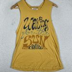 Letluv graphic yellow muscle tank Photo 0