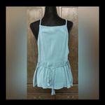 Mossimo Supply Co Mossimo sleeveless blue lace top - Size medium Photo 2