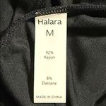 Halara  medium Ribbed Boat Neck Asymmetric Ruched Pocket Flowy Maxi Casual Dress Photo 8