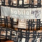 Habitat  Blazer Pants Set Women's Size XS Extra Small Plaid Wide Leg Brown Photo 7
