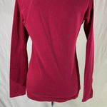 Columbia Quarter Zip Dark Magenta Pink Fleece Long Sleeve Pullover Size S Photo 6