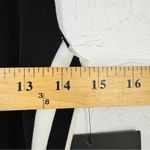 Norma Kamali  Black White Side Stripe Swing Mini Dress Womens XS Sleeveless Photo 9