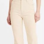 Levi’s White 70's High Rise Flare Corduroy Jeans Photo 0