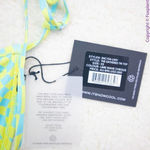 NEW It’s Now Cool x free people checkered wave bikini top, XS‎ Blue Photo 8