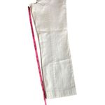 The Row  Womens Size L Pleated Front High‎ Rise Straight Leg Pant Ivory White Photo 8