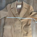 Pendleton Vtg 100% Virgin Wool Long Coat Camel Tan Double Breasted Size 14 Flaw Photo 13