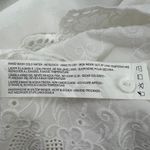 FDJ Women's Garden Core Peasant Coastal Embroidered Crochet Vacation Top Size 4 White Photo 10