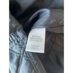 Coldwater Creek  Womens Medium Tank Top Vest Black‎ Sleeveless ZIp Quilted Puffer Photo 5