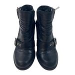 All Saints Boots Womens 36 Black Leather Heeled Harness Grunge Witchy Whimsigoth Photo 2