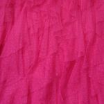 Anthropologie NWT by Chéri Cheri in Raspberry Pink Ruffled Tulle Midi Skirt MP Photo 5