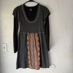 Spread the Love‎ by KYS Gray Dress Layered Look Bohemian Style Size S Boho Artsy Photo 1