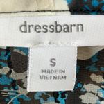 Dress Barn  Blue and Black Floral Blouse with cami small Photo 1