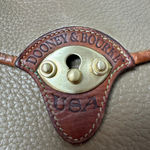 Dooney & Bourke Vintage 80’s Leather Bag Taupe British Tan Photo 10