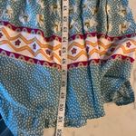Bali Cargo Company Women’s Dress Elephant Print Bohemian Medium EUC Blue Photo 6
