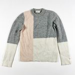 3.1 Phillip Lim Wool Alpaca Stretch Knit Pink Gray Colorblock Pullover Sweater S Photo 0