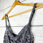 Moda International Sheer Gray Lace Bralette Size Small Photo 4