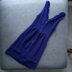 Anthropologie  MAEVE Blue Cobalt Ottoman Cocktail Dress XS NWT Photo 6