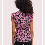 Kate Spade Floral Chiffon Shell Top Photo 5