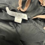 Lunya Intimates Washable Silk Midi Dress Nightgown Size XS Black Blush T Back Photo 1