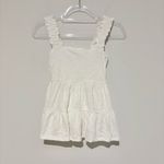 Altar'd State Altar’d State Kelly Tiered Babydoll Smocked Tank White size‎ medium Photo 1