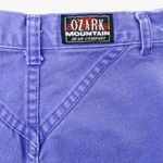 Vintage 80s Ozark Mountain Purple Denim Shorts Size 24 Photo 5