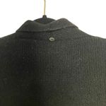 Massimo Dutti  Womens Black Wool Blend Cardigan Size Medium Photo 4