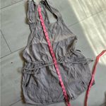 Wilfred Light Gray Women's bohemian summer Denim Overalls 100% Lyocell size S Photo 7