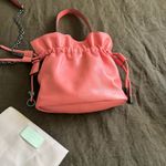 Radley London sunny rise pink leather bucket drawstring crossbody handbag small Photo 1