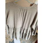 Impressions  Tunic Top Mini Dress Boutique Tiered Cotton Gauze Spring Summer Boho Photo 6