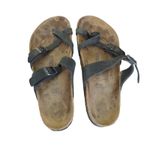 Birkenstock ‎ Mayari Black Leather Sandals Women's Size 39 US 8 Photo 4
