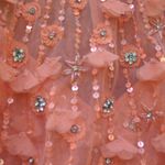 Mac Duggal 93653 Orange Embellished Illusion Cape Sleeve Trumpet Gown Dress Photo 7