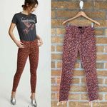 Mother The Looker Ankle Jeans in Animal Attraction 24 Orange Photo 0