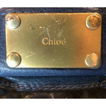 Chloé CHLOE Paddington Navy Blue Leather Tote Hand Bag w/ Padlock Photo 11