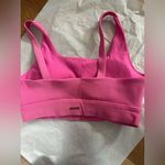 Vibrant Pink Ribbed Sports Bra Size XL Photo 1