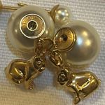 Christian Dior Dior Tribales Earrings Gold-Finish Metal and White Resin Pearls Photo 8