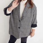 Madewell Oversized Dorset Blazer in Tiarnan Glen Plaid Photo 9