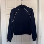 Spanx  AirEssentials Pique Full Zip Track Jacket Blue Size L Photo 2