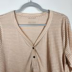 Patagonia Womens Henley Mainstay Shirt Long Sleeve Striped Size L Large Photo 1