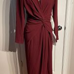 Dress the Population Naomi Cutout Twist Knotted Draped Photo 2