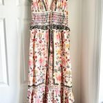 Farm Rio  Cream Superbloom Tapestry Maxi Dress Photo 0